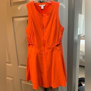 ATHLETA orange workout dress